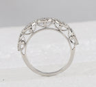 Radiant Reflections | 14kt White Gold Diamond Eternity Band - 1/2 Carat Total Weight - Splendid Jewellery