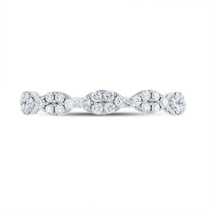 Radiant Reflections | 14kt White Gold Diamond Eternity Band - 1/2 Carat Total Weight - Splendid Jewellery