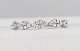 Radiant Reflections | 14kt White Gold Diamond Eternity Band - 1/2 Carat Total Weight - Splendid Jewellery