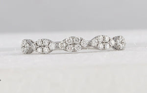 Radiant Reflections | 14kt White Gold Diamond Eternity Band - 1/2 Carat Total Weight - Splendid Jewellery