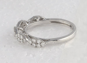 Radiant Reflections | 14kt White Gold Diamond Eternity Band - 1/2 Carat Total Weight - Splendid Jewellery