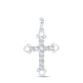 Radiant Reflections Diamond Cross Pendant  Top View from Splendid Jewellery