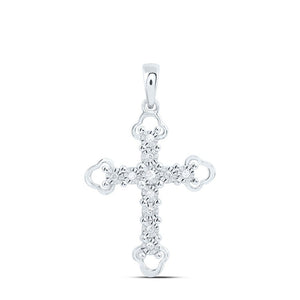 Radiant Reflections Diamond Cross Pendant - Splendid Jewellery