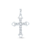 Radiant Reflections Diamond Cross Pendant - Splendid Jewellery