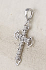 Radiant Reflections Diamond Cross Pendant  Side View from Splendid Jewellery