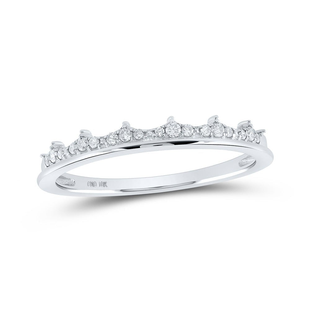 Radiant Reflections Diamond Stackable Band Ring - Splendid Jewellery