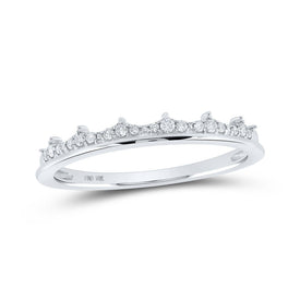 Radiant Reflections Diamond Stackable Band Ring - Splendid Jewellery