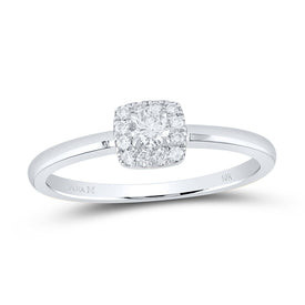 Radiant Reflections: White Gold Diamond Stackable Band - Splendid Jewellery