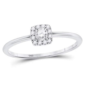 Radiant Reflections: White Gold Diamond Stackable Band - Splendid Jewellery