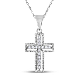 Radiant Roman Diamond Cross Pendant - Splendid Jewellery