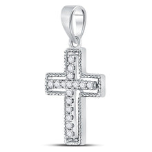 Load image into Gallery viewer, Radiant Roman Diamond Cross Pendant - Splendid Jewellery