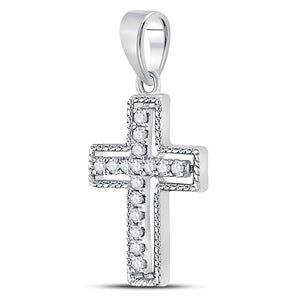 Radiant Roman Diamond Cross Pendant - Splendid Jewellery