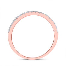 Load image into Gallery viewer, Radiant Romance | 10kt Rose Gold Oval Halo Diamond Bridal Wedding Ring Set - Alternate view 1 from Splendid Jewellery