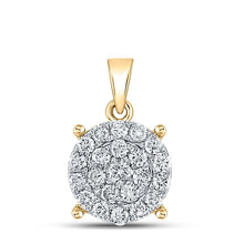 Load image into Gallery viewer, Radiant Romance Diamond Cluster Pendant - Splendid Jewellery