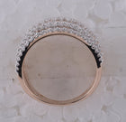 Radiant Rose: 14kt Rose Gold Diamond Band for Women - 1 Cttw - Second Side View