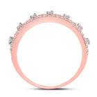 Radiant Rose Gold Diamond Anniversary Band - Splendid Jewellery