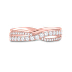 Radiant Rose Gold Diamond Band - 1/2 Cttw - Alternate view 4 from Splendid Jewellery