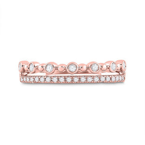 Radiant Rose Gold Diamond Band: A Captivating Masterpiece of Elegance - Splendid Jewellery