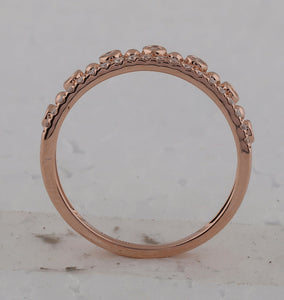 Radiant Rose Gold Diamond Band: A Captivating Masterpiece of Elegance - Splendid Jewellery