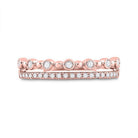 Radiant Rose Gold Diamond Band: A Captivating Masterpiece of Elegance - Splendid Jewellery