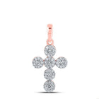 Radiant Rose Gold Diamond Cross Pendant: A Captivating Symbol of Elegance and Faith - Splendid Jewellery