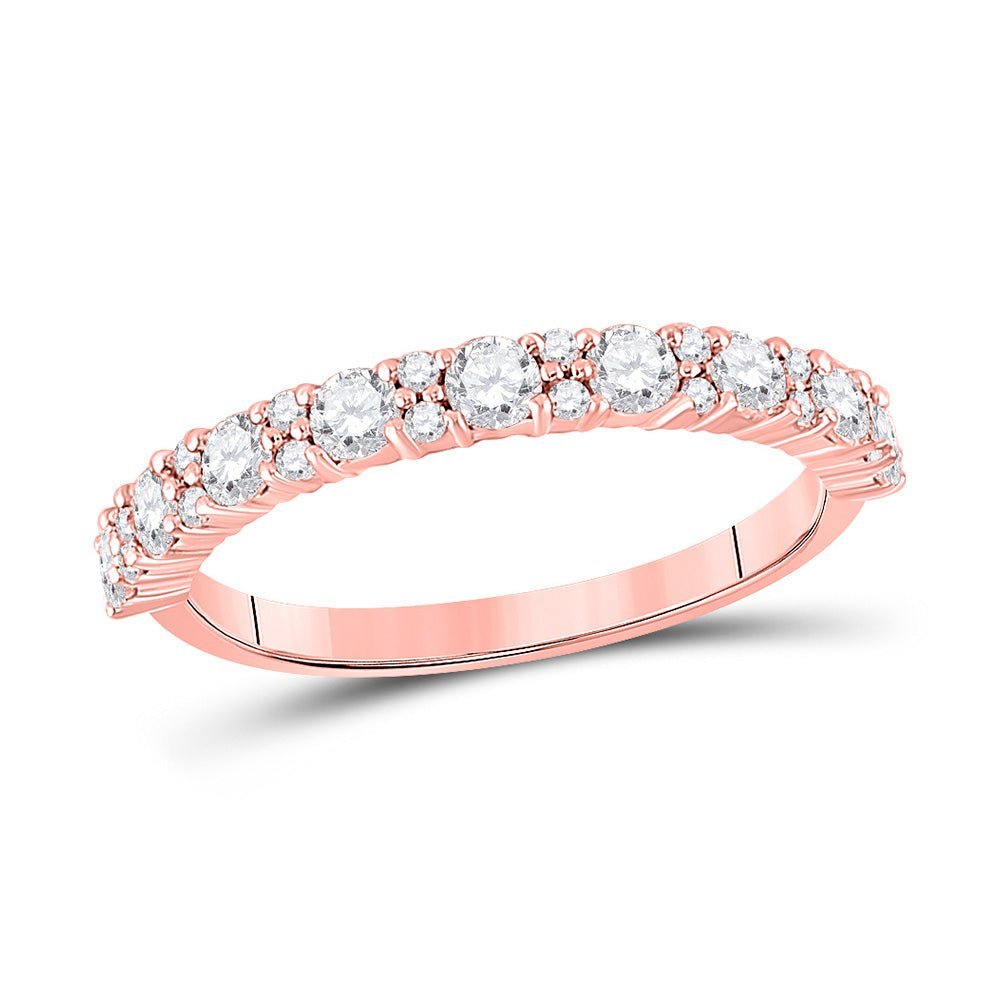 Radiant Rose Gold Diamond Elegance - Splendid Jewellery