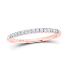 Radiant Rose Gold Diamond Elegance Band - Splendid Jewellery