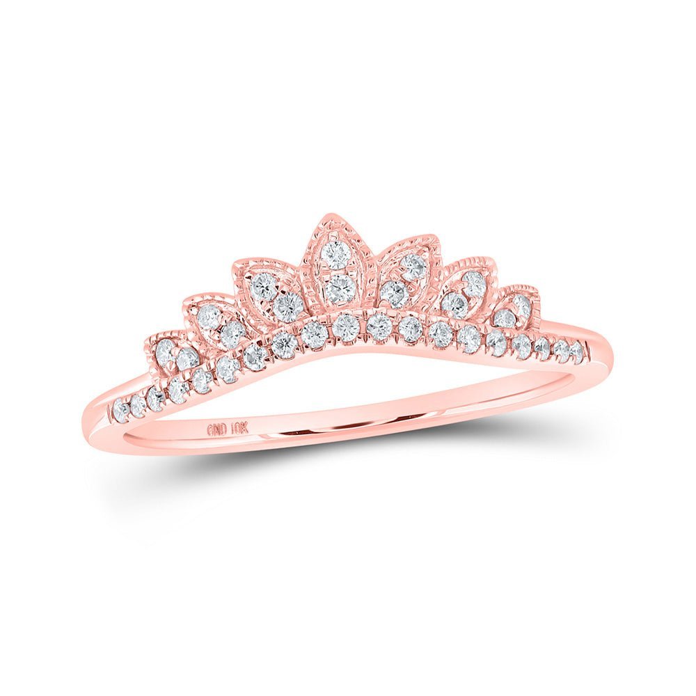 Radiant Rose Gold Diamond Enhancer Wedding Band - 1/6 Cttw - Splendid Jewellery