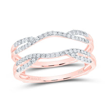 Load image into Gallery viewer, Radiant Rose Gold Diamond Enhancer Wedding Band - Splendid Jewellery
