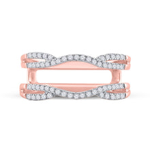 Load image into Gallery viewer, Radiant Rose Gold Diamond Enhancer Wedding Band - Splendid Jewellery