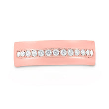 Load image into Gallery viewer, Radiant Rose Gold Diamond Eternity Wedding Band - 1/3 Cttw - Splendid Jewellery