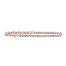 Load image into Gallery viewer, Radiant Rose Gold Diamond Fashion Bracelet - 2 - 1/5 Cttw - Splendid Jewellery