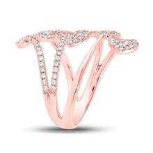 Load image into Gallery viewer, Radiant Rose Gold Diamond Fashion Ring - 1 Cttw - Splendid Jewellery