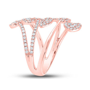 Radiant Rose Gold Diamond Fashion Ring - 1 Cttw - Splendid Jewellery