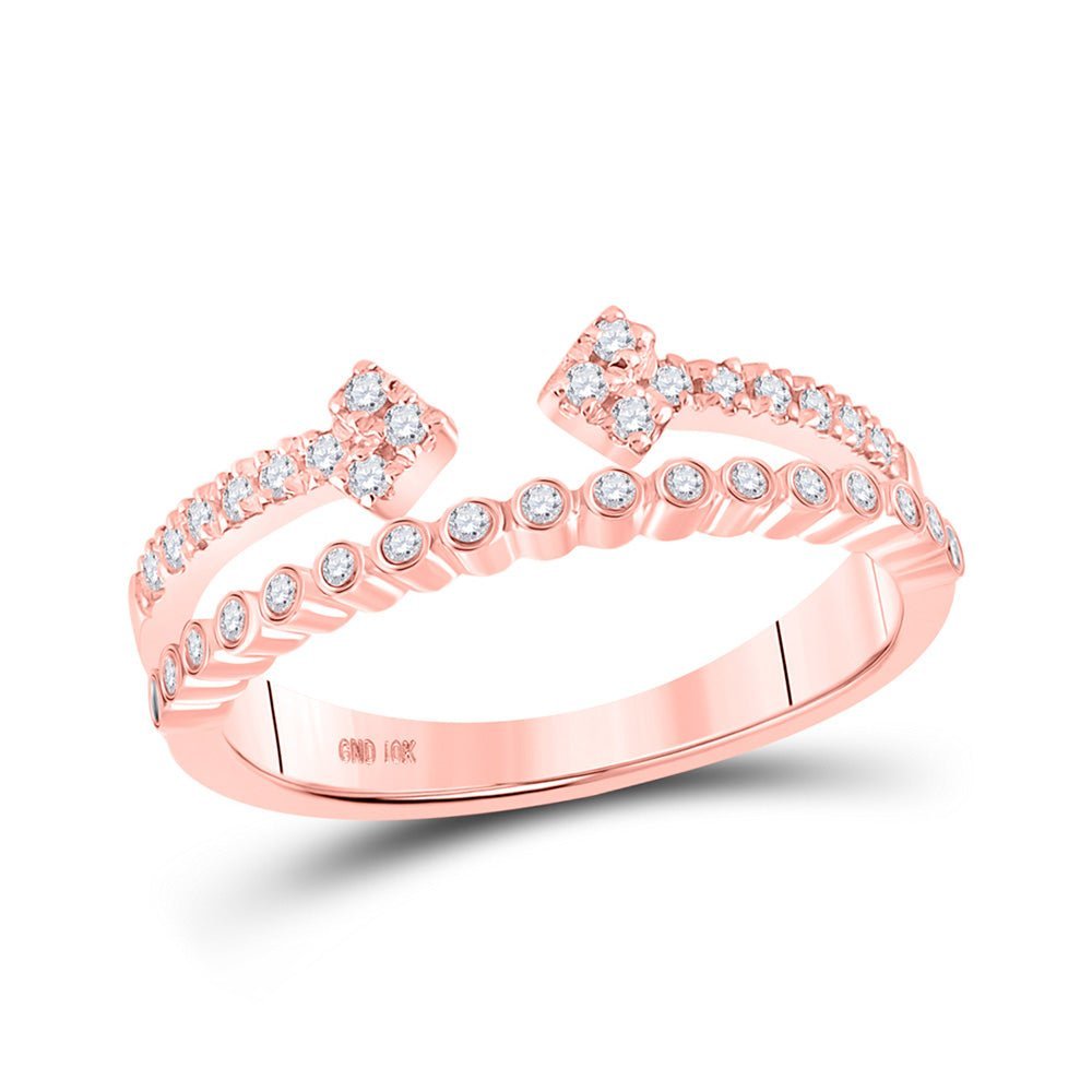 Radiant Rose Gold Diamond Fashion Ring: A Modern Marvel - Splendid Jewellery
