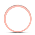 Radiant Rose Gold Diamond Halo Bridal Wedding Ring Band Set - Splendid Jewellery