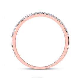 Radiant Rose Gold Diamond Halo Bridal Wedding Ring Set - Alternate view 1 from Splendid Jewellery