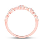 Radiant Rose Gold Diamond Stackable Band Ring: A Dazzling Delight for Every Ensemble - Splendid Jewellery