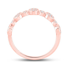 Load image into Gallery viewer, Radiant Rose Gold Diamond Stackable Band Ring: A Dazzling Delight for Every Ensemble - Splendid Jewellery