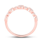 Radiant Rose Gold Diamond Stackable Band Ring: A Dazzling Delight for Every Ensemble - Splendid Jewellery