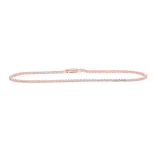 Load image into Gallery viewer, Radiant Rose Gold Diamond Tennis Bracelet - 1.2 Carat Total Weight - Splendid Jewellery