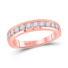 Load image into Gallery viewer, Radiant Rose Gold Diamond Wedding Band: A Timeless Symbol of Love and Elegance - Splendid Jewellery