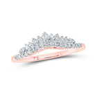 Radiant Rose Gold Diamond Wedding Band Enhancer - Splendid Jewellery