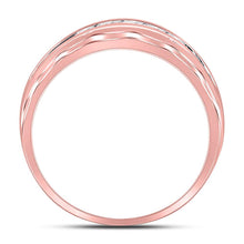 Load image into Gallery viewer, Radiant Rose Gold Diamond Wedding Band Ring - A Captivating Statement Piece - Splendid Jewellery