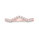 Radiant Rose Gold Diamond Wedding Enhancer Band - Splendid Jewellery