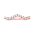 Radiant Rose Gold Diamond Wedding Enhancer Band - Splendid Jewellery