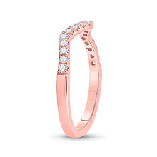 Load image into Gallery viewer, Radiant Rose Gold Diamond Wedding Enhancer Band - Splendid Jewellery
