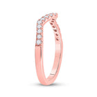 Radiant Rose Gold Diamond Wedding Enhancer Band - Splendid Jewellery