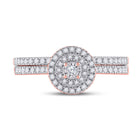 Radiant Rose Gold Diamond Wedding Ring Band Set - A Timeless Symbol of Love and Elegance - Alternate view 4 from Splendid Jewellery