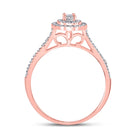 Radiant Rose Gold Diamond Wedding Ring Band Set - A Timeless Symbol of Love and Elegance - Splendid Jewellery